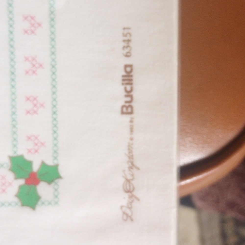 NWT 5 Bucilla Stamped Cross Stitch Christmas Sampler Kits. Santa, Bears, Rabbits - Picture 13 of 13